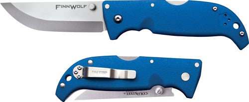 Cold Steel Finn Wolf 3.5" Blue - Clip Folder W/tri-ad Lock - Skoutley Outdoors LLC