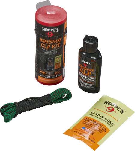 Hoppes Boresnake Cleaning Kit - Combo W/clp .22/.223 Rifle - Skoutley Outdoors LLC