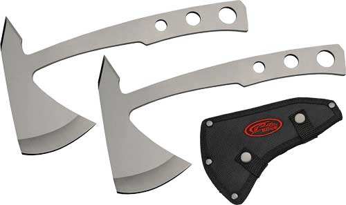 Szco Rite Edge 2pc Throwing Ax - Set 4" Blade W/nylon Sheath - Skoutley Outdoors LLC