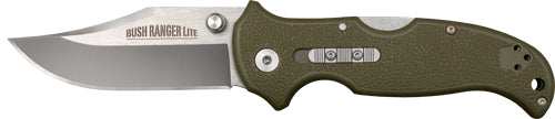 Cold Steel Bush Ranger Lite - 3.5" Plain Edge Clip Folder - Skoutley Outdoors LLC