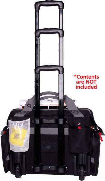 Gps Rolling Ragne Bag W/ Tele- - Scoping Handle Black - Skoutley Outdoors LLC