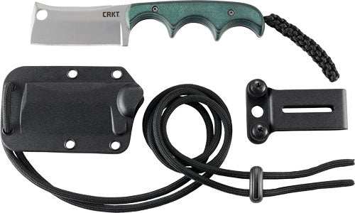 Crkt Minimalist Cleaver Neck - Knife 2.13" Plain Edge W/shth - Skoutley Outdoors LLC