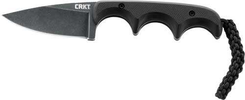 Crkt Minimalist Black Drop - Point Neck Knife 2.16" W/shth - Skoutley Outdoors LLC