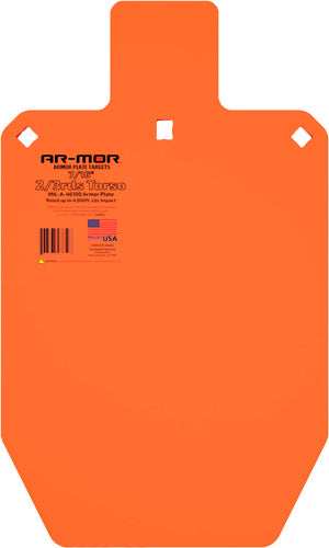 Ar-mor Mil41600 66% Ipsc Torso - Target 7/16" Thick Steel - Skoutley Outdoors LLC