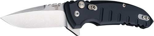 Hogue X1 Microflip 2.75" Foldr - Drop Point Blade Alum Frme Blk - Skoutley Outdoors LLC