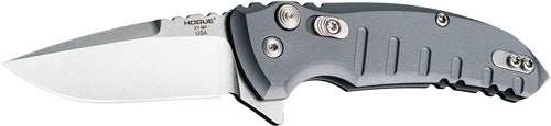 Hogue X1 Microflip 2.75" Foldr - Drop Point Blade Alum Frme Gry - Skoutley Outdoors LLC