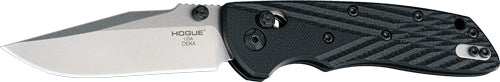 Hogue Deka 3.25" Able Lck Fldr - Clip Point G-10 Frame Black - Skoutley Outdoors LLC
