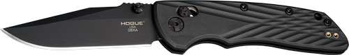 Hogue Deka Able Lock Fldr 3.25 - Clip Point Blade Poly Black - Skoutley Outdoors LLC