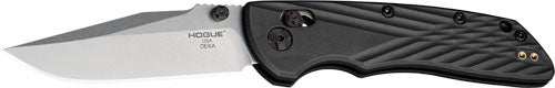 Hogue Deka Able Lock Folder - 3.25" Clip Point Poly Black - Skoutley Outdoors LLC