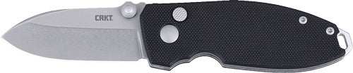 Crkt Squid 2.2" Fine Edge - Black/ss Button Lock D2 - Skoutley Outdoors LLC