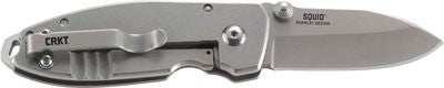 Crkt Squid 2.1" Fine Edge - Stainless/silver Blade - Skoutley Outdoors LLC