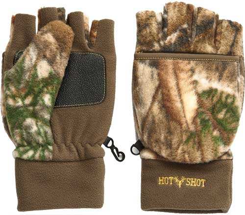 Hot Shot Youth Pop-top Mitten - Bulls-eye Insul Rtedg Lg/xl< - Skoutley Outdoors LLC