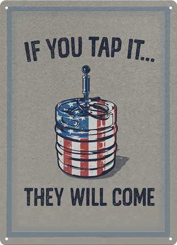 Rivers Edge Sign 12"x17" - "if You Tap It" - Skoutley Outdoors LLC