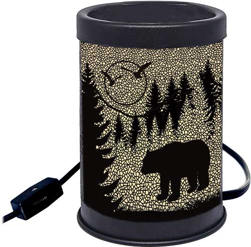 Rivers Edge Bear Silhouette - Candle Warmer - Skoutley Outdoors LLC