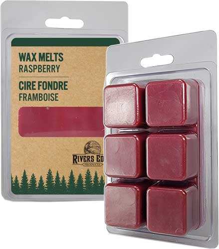 Rivers Edge Melt Wax 2.5oz - Raspberry For Candle Warmer - Skoutley Outdoors LLC