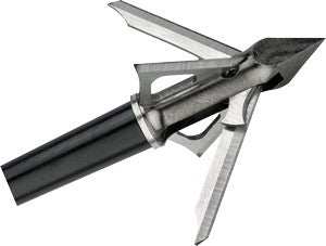 Muzzy Broadhead Trocar Hybrid - 100gr 4-blade 1 5/8" Cut 3pk - Skoutley Outdoors LLC