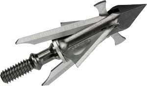 Muzzy Broadhead Trocar Hybrid - 100gr 4-blade 1 5/8" Cut 3pk - Skoutley Outdoors LLC