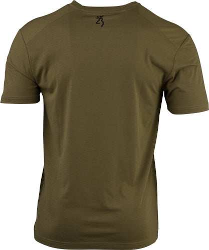 Browning Ss Perf Camp Shirt - Whitetail Logo Green Xx-large* - Skoutley Outdoors LLC