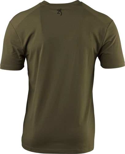 Browning Ss Perf Camp Shirt - Mule Deer Logo Green X-large* - Skoutley Outdoors LLC