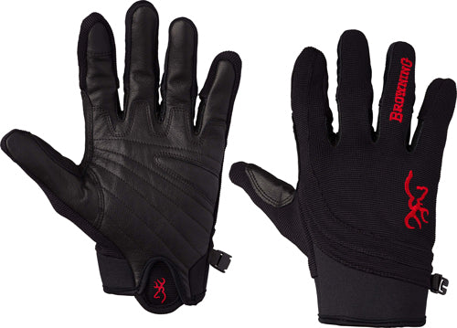 Browning Ace Shooting Gloves - Small Black/red Trim - Skoutley Outdoors LLC