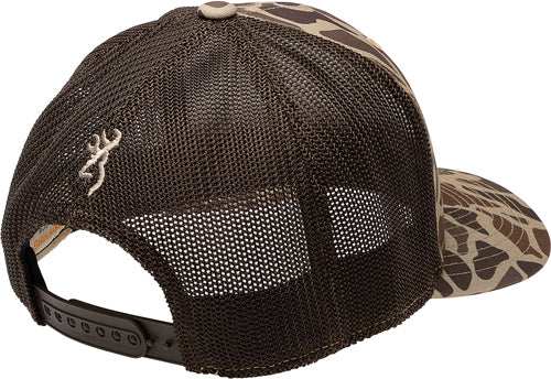 Browning Cap Flashback 110mesh - Back Rec Patch Tan Camo - Skoutley Outdoors LLC