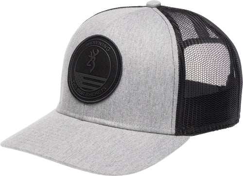Browning Cap Meyer Circle - Patch Gray/black Adj* - Skoutley Outdoors LLC