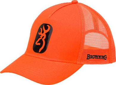 Browning Cap Centerfire Blaze - Orange W/buckmark Patch Adj - Skoutley Outdoors LLC