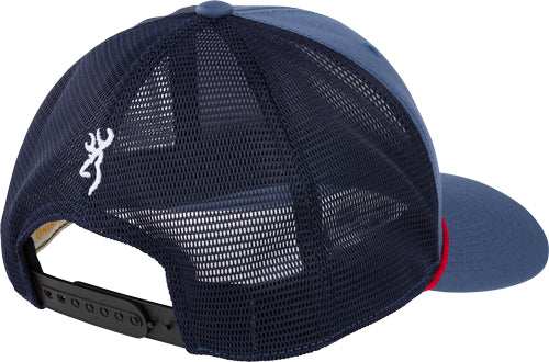 Browning Cap Mason 110 Mesh - Back Rec Patch W/rope Blue! - Skoutley Outdoors LLC