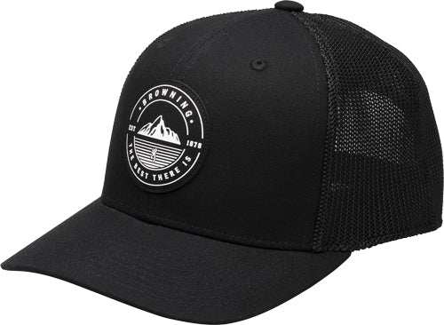 Browning Cap South Slope Mesh - Back Bg Circle Logo Charcoal - Skoutley Outdoors LLC