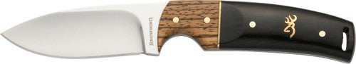 Browning Knife Buckmark Hunter - 3" Blade Hardwood W/sheath - Skoutley Outdoors LLC