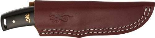 Browning Knife Buckmark Hunter - 3" Blade Hardwood W/sheath - Skoutley Outdoors LLC