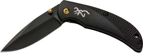 Browning Knife Prism Iii Fldng - Hunter 2.38" Blade Black Alum - Skoutley Outdoors LLC