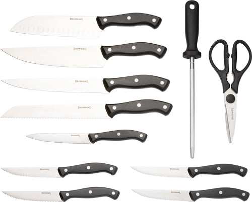 Browning Knife Kitchen Set W/ - Butcher Block* - Skoutley Outdoors LLC