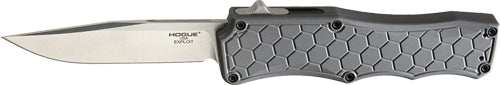 Hogue Exploit 3.5" Otf Auto - Aluminum Clip Point Blade Grey - Skoutley Outdoors LLC
