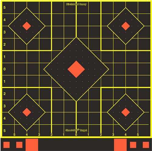 B/c Target Shoot-n-c 12" - Sight-in Target 5-pk - Skoutley Outdoors LLC