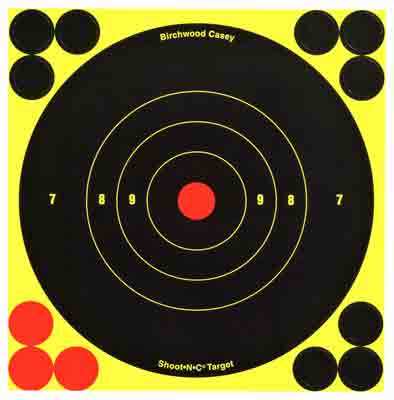 B/c Target Shoot-n-c 6" - Bull's-eye 12 Targets - Skoutley Outdoors LLC