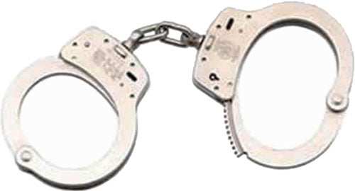 S&w Handcuffs Model 100 Nickel - - Skoutley Outdoors LLC