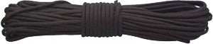 Red Rock 550 Parachute Cord - 50 Feet Black - Skoutley Outdoors LLC