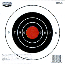 B/c Target Eze-scorer Paper 8" - Bull's-eye 26 Targets - Skoutley Outdoors LLC