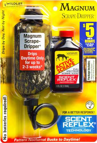 Wrc Deer Lure Active Scrape/ - Scrape Dripper Combo 4fl Oz - Skoutley Outdoors LLC