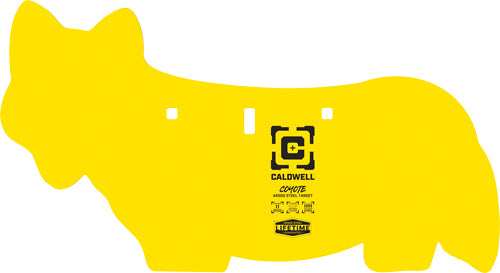 Caldwell Ar500 Coyote Target - 3/8" Ar500 Steel Yellow - Skoutley Outdoors LLC