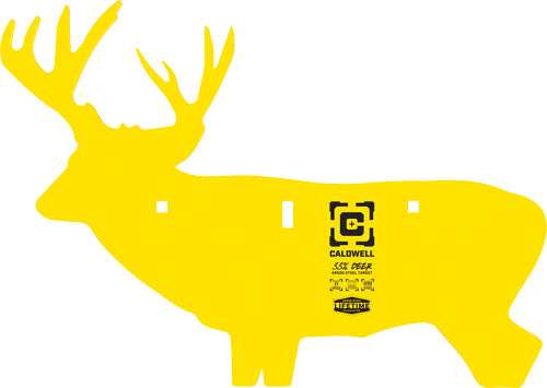 Caldwell Ar500 Deer Target - 3/8" Ar500 Steel Yellow - Skoutley Outdoors LLC