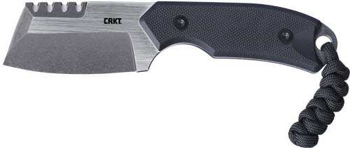 Crkt Razel Compact Silver - Fixed 2.32" Black W/sheath - Skoutley Outdoors LLC