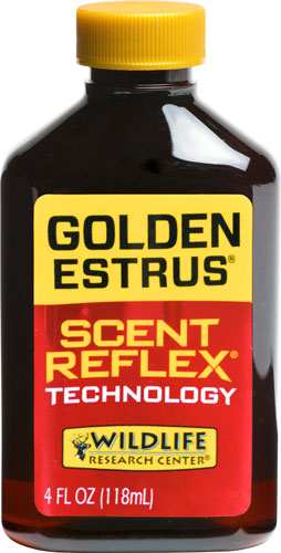 Wrc Deer Lure Golden Estrus - W/scent Reflex Tech 4fl Oz. - Skoutley Outdoors LLC