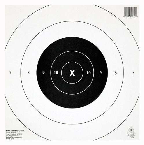 Champion Tgt Paper 10.5"x10.5" - 25yd. Timed Rapid Fire 12pk - Skoutley Outdoors LLC