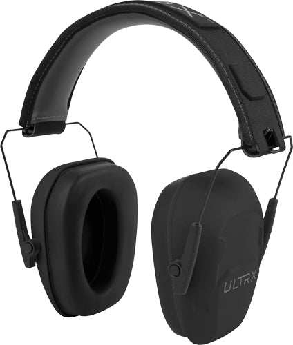 Ultrx Shield Passive Muff - Adult Midnight Gray/black 23db - Skoutley Outdoors LLC