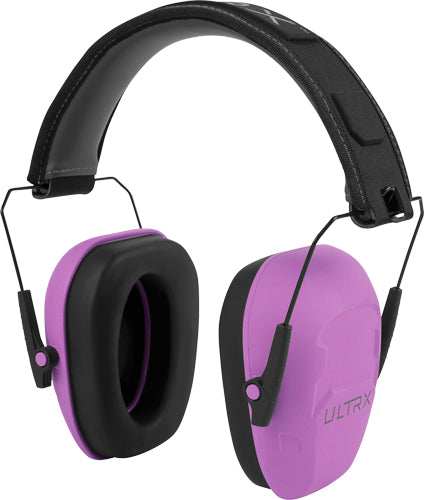 Ultrx Shield Passive Muff Slim - Adult Midnight Plum/black 23db - Skoutley Outdoors LLC