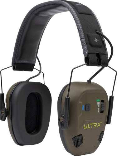Ultrx Bionic Fuse Ion E-muff - Bluetooth Earmuff 22db Olive - Skoutley Outdoors LLC