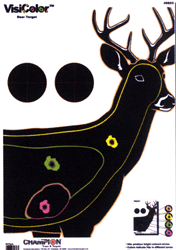 Champion Visicolor Target - Deer 13"x18" 10-pack - Skoutley Outdoors LLC