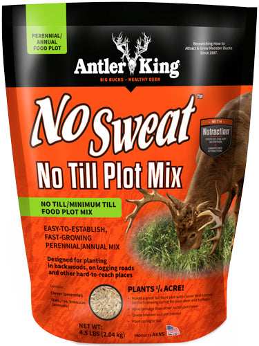 Antler King No-sweat No-till - 1/4 Acre 4.5lb Spring/fall - Skoutley Outdoors LLC